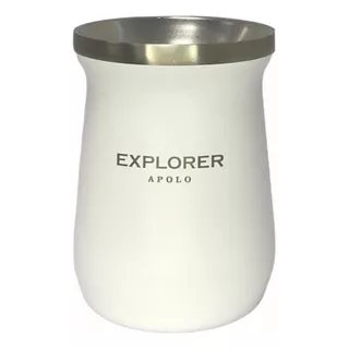 Mate Termico Explorer Apolo 236ml Blanco