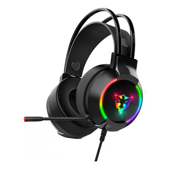 Audífonos Gamer Killsoul Usb 7.1 Negro Con Luz Rgb Led