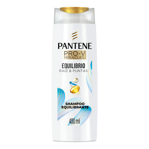 Pantene Pro-V Miracles Equilibrio Raíz & Puntas Shampoo Equilibrante 400 ml