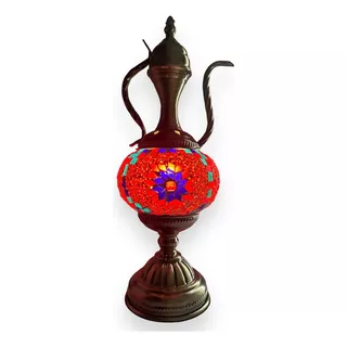 Lampara Turca Aladino Velador Arabe Marroqui  37x13cm