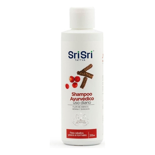 Shampoo Ayurvédico Con Henna Uso Diario Sri Sri X 200ml