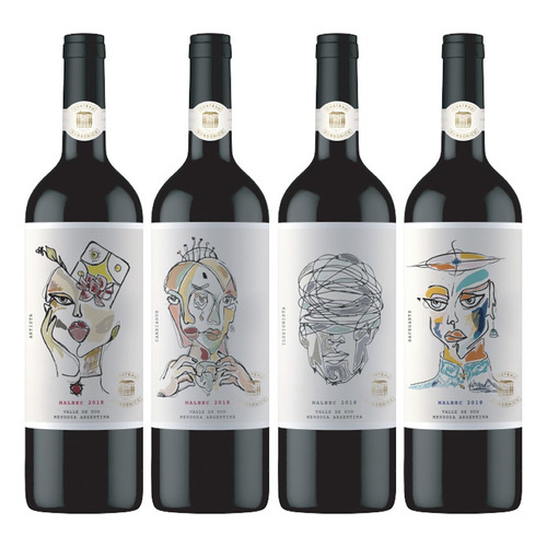 Vino Tinto Chateau Subsonico Blends Falasco Wines Caja X4