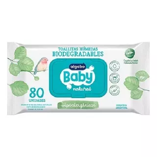 Toallitas Húmedas Baby Algabo 12 Paquetes De 80u Cada Uno