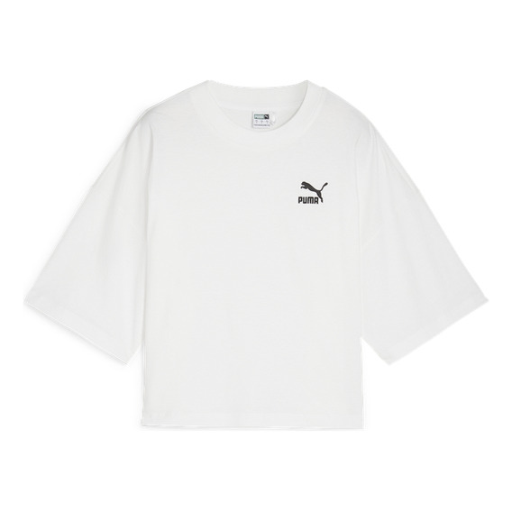 Polera Puma Better Classics Oversized Tee Blanco Mujer