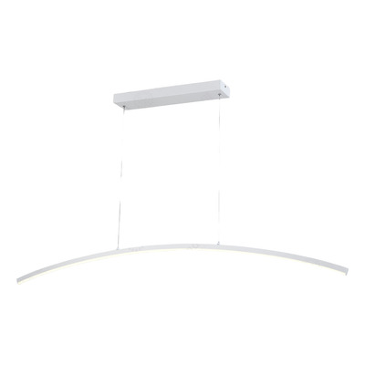 Lampara Colgante Leo Led Deco Moderno Blanco Blanco