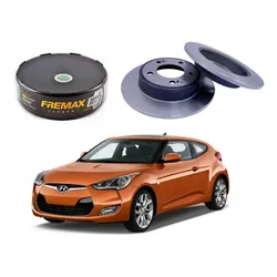  Disco Freio Traseiro Veloster 1.6 2011 A 2014