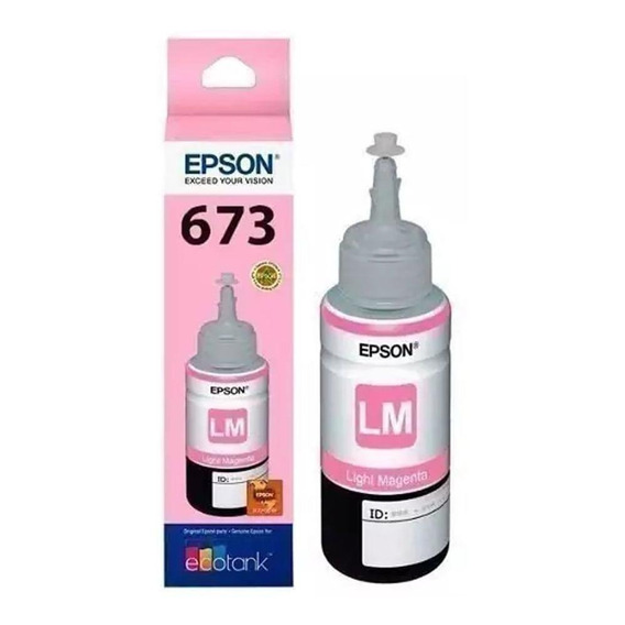 Tinta Botella Epson T673 Ecotank 70ml Magenta Claro