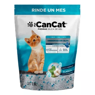 Piedritas Para Gatos Silica Gel Clasica 3,8lts Cancat K9