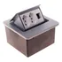 Caja de mesa gris 128 Pratik, 3 bloques, Qtmov