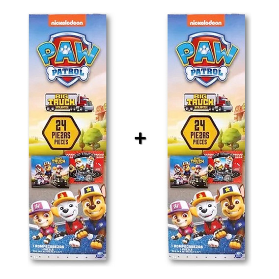 2 Rompecabezas Puzzle Paw Patrol Nickelodeon