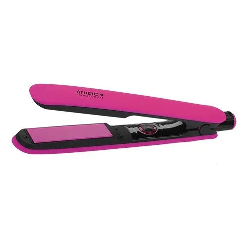 Planchita De Pelo Studio 9 Professional Soft Defined Color Rosa