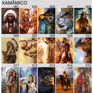 Kit 10 Placa Decorativa Shamanism Xamanismo Xamãmico Índio
