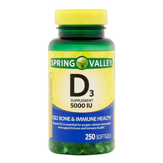Vitamina D3  5000iu X250 Spring