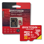 Memoria Sd 32gb Clase 10 U1 Serie Vortex Amitosai Mts-rocket