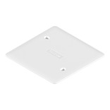 Tapa Ciega Genrod Pvc Cuadrada 10x10 Color Blanco