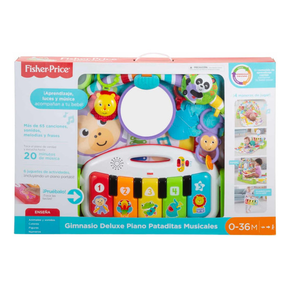 Gimnasio Deluxe Pataditas Musicales Multicolor Fisher Price