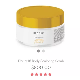 Flaunt It Dr. C. Tuna Body Sculpting Scrub 200ml Exfoliante Modelador Para Cuerpo