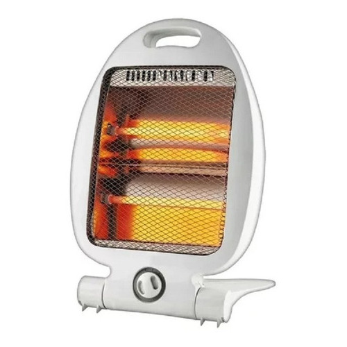 Estufa Electrica Calentador 2 Velas Cuarzo 800w Calor Stnffi Color Blanco