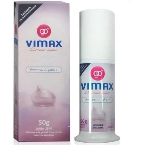 Vimax Gel Lubricante Íntimo Con Bomba Dispensadora 50g