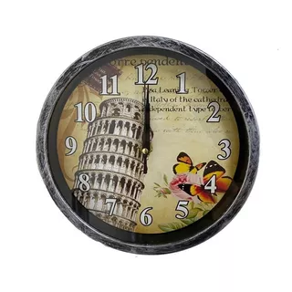 Reloj De Pared Colgar Hermoso Decorativo 23cm. Diametro