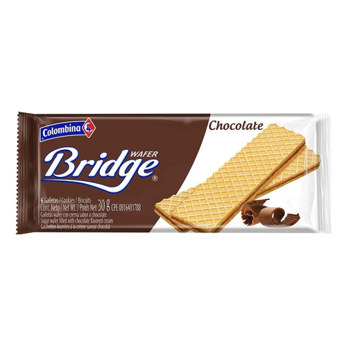 Galleta Bridge Chocolate 10 Uds