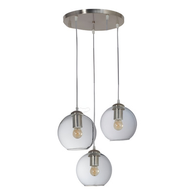 Colgante Plafon 3 Luces Globos Moderno Minimalista Global