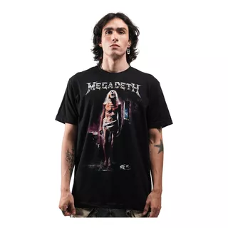 Camiseta Oficial Megadeth Countdown To Rock Activity