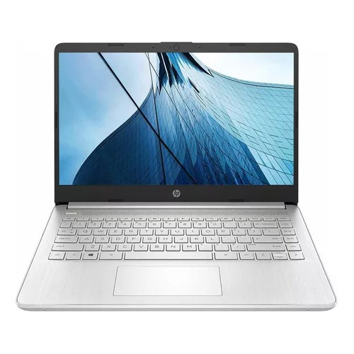 Laptop HP 14-dq0520la plateada 14", Intel Celeron N4120  8GB de RAM 256GB SSD 60 Hz 1366x768px Windows Home