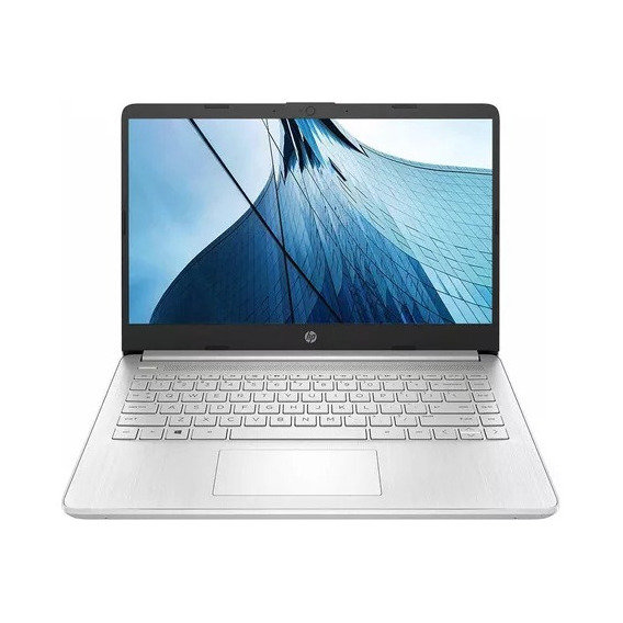 Portátil HP 14-dq0520la plateada 14", Intel Celeron N4120  8GB de RAM 256GB SSD 60 Hz 1366x768px Windows Home