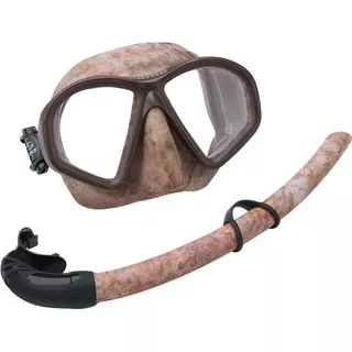 Kit Mergulho Pesca Sub Camo Brown Seasub - Camuflado Marrom