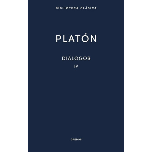 Libro Diálogos Iv Platón Gredos