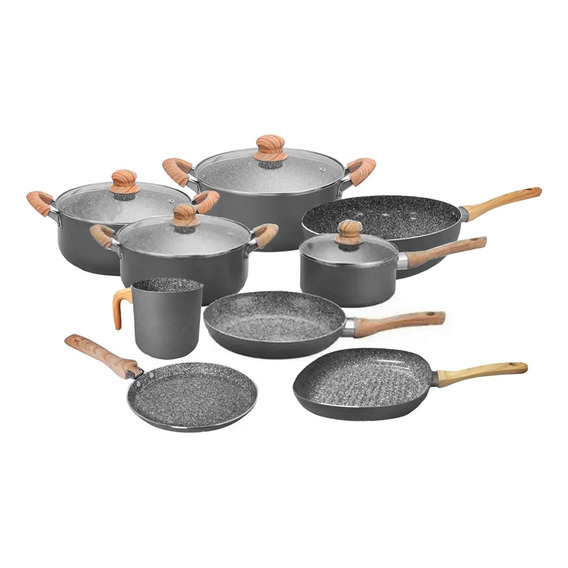 Set Ollas Hudson Bateria De Cocina Completo Antiadherente