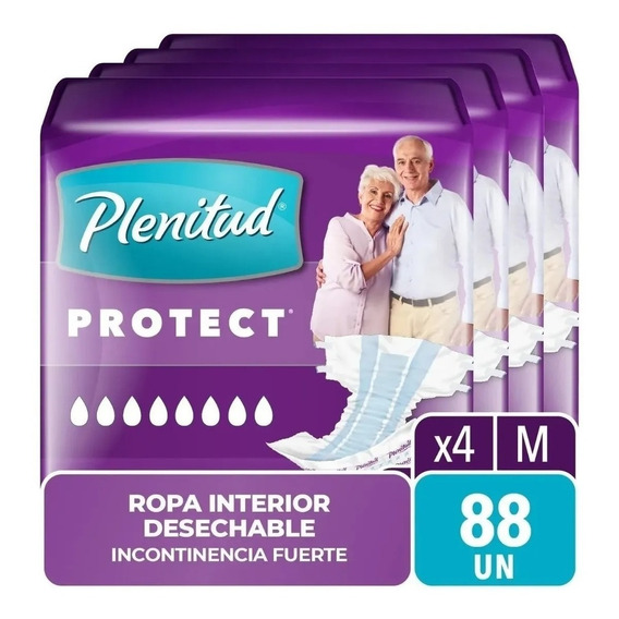 Pañales Desechables Plenitud Protect Pack 88 Uni Talla M