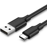 Cabo De Dados Ugreen Us287 Usb 2.0 P Usb Tipo C 2m Preto