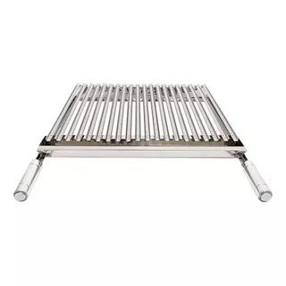 Grelha Argentina Parrilla Churrasco 55x40 Cm  Aço Inox