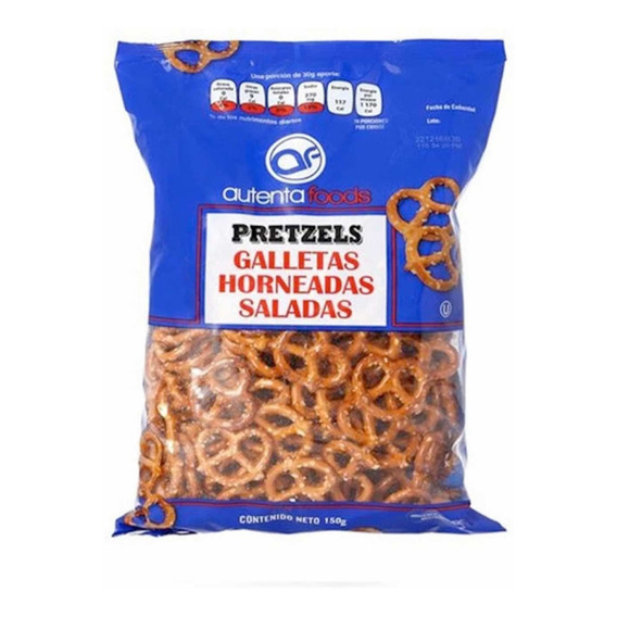 Pretzels Autenta Foods Horneados X 150 Grs.