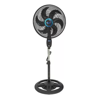 Ventilador Chão Solaris Fs1608 Preto Com 6 Pás De  Plástico, 50 cm De Diâmetro 60 Hz 110 v