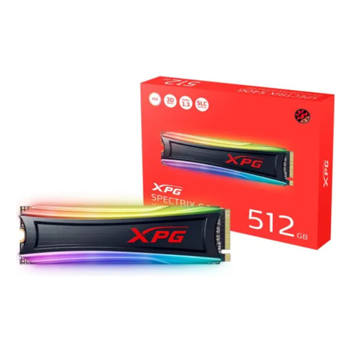 Disco sólido interno XPG Spectrix S40G AS40G-512GT-C 512GB negro
