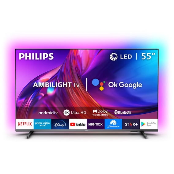 Smart TV Philips 55PUD7906/77 LED Android 10 4K 55" 110V/240V