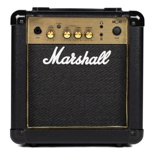 Amplificador Marshall Para Guitarra Eléctrica Mg10g 10 Watts Color Negro