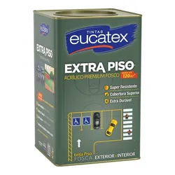 Tinta Para Piso Eucatex Extra Piso Acrílico Premium Branco F no Mercado Livre com oferta e cupom de desconto