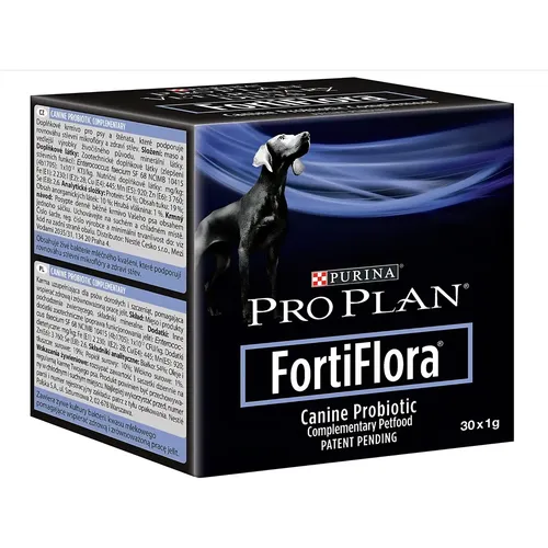 Probiótico Purina Pro Plan Fortiflora para Cães, em Pó, com 30