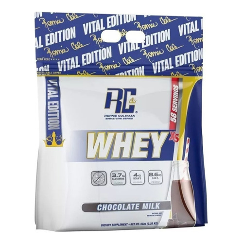 Proteína Ronnie Coleman Whey Xs 5 Lbs Sabor Vainilla