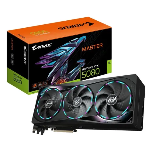 Placa gráfica Aorus Master GeForce Rtx 5080 16gb Placa gráfica Aorus Master GeForce Rtx 5080 16gb