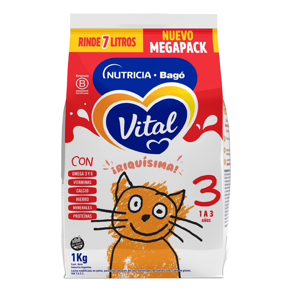 Vital 3 Leche Maternizada En Polvo Pouch 1kg