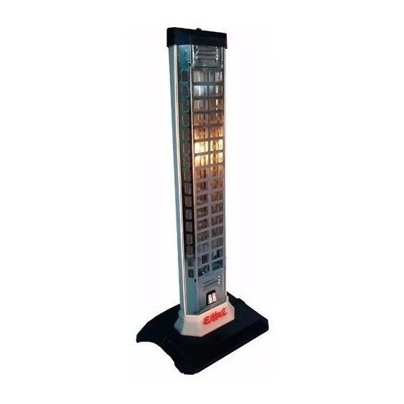 Estufa Eléctrica Vertical Cuarzo 2 Velas 1200w Calefactor