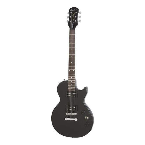 Guitarra eléctrica Epiphone Les Paul Special VE de álamo ebony con diapasón de palo de rosa