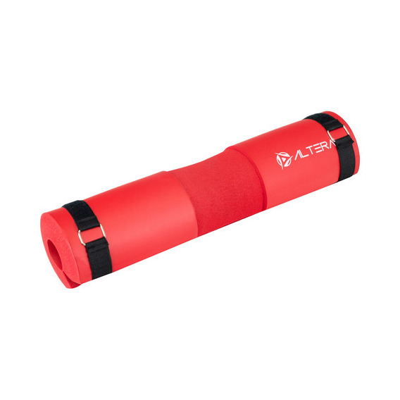 Cojin Protector Barra Olimpica Almohadilla Protectora Cuello Color Rojo