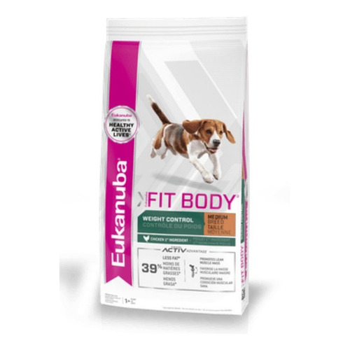 Eukanuba - Control De Peso Adultos Razas Medianas 12.71 Kg