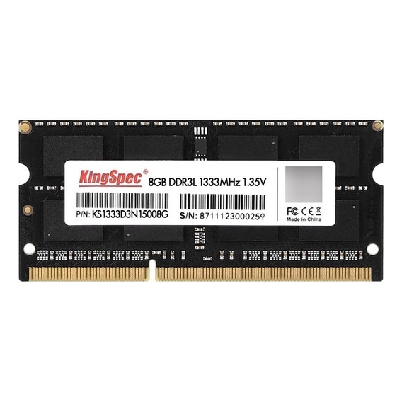 Memoria Ram 8gb Ddr3 1333mhz Sodimm Kingspec Para Mac & Pc